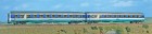 55036 ACME Set of 2 Passenger cars 2nd class type X 1979 in XMPR Trenitalia livery